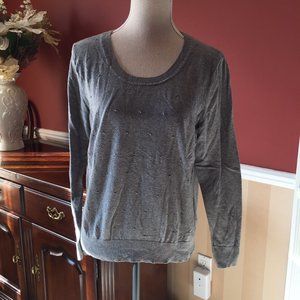 Banana Republic Gray colored Sweater with beads